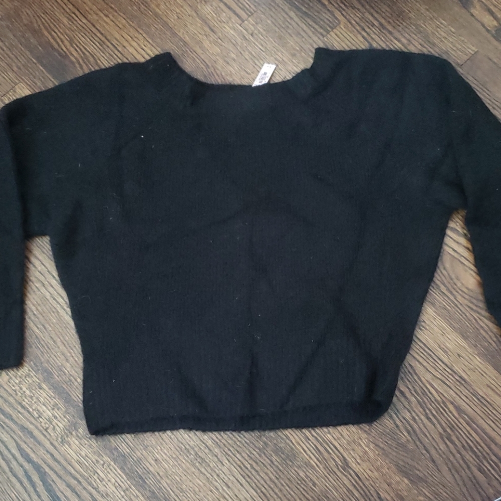 Black Victoria Secret long sleeved fleece. NEW!!!